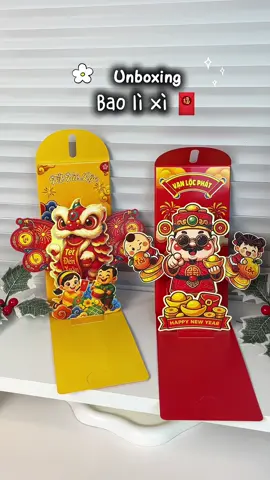 Nôn tết quá nên tui sắm mấy bao lì xì về nè hehe #baolixi #baolixitet #tet2025 #unboxing #fyp 