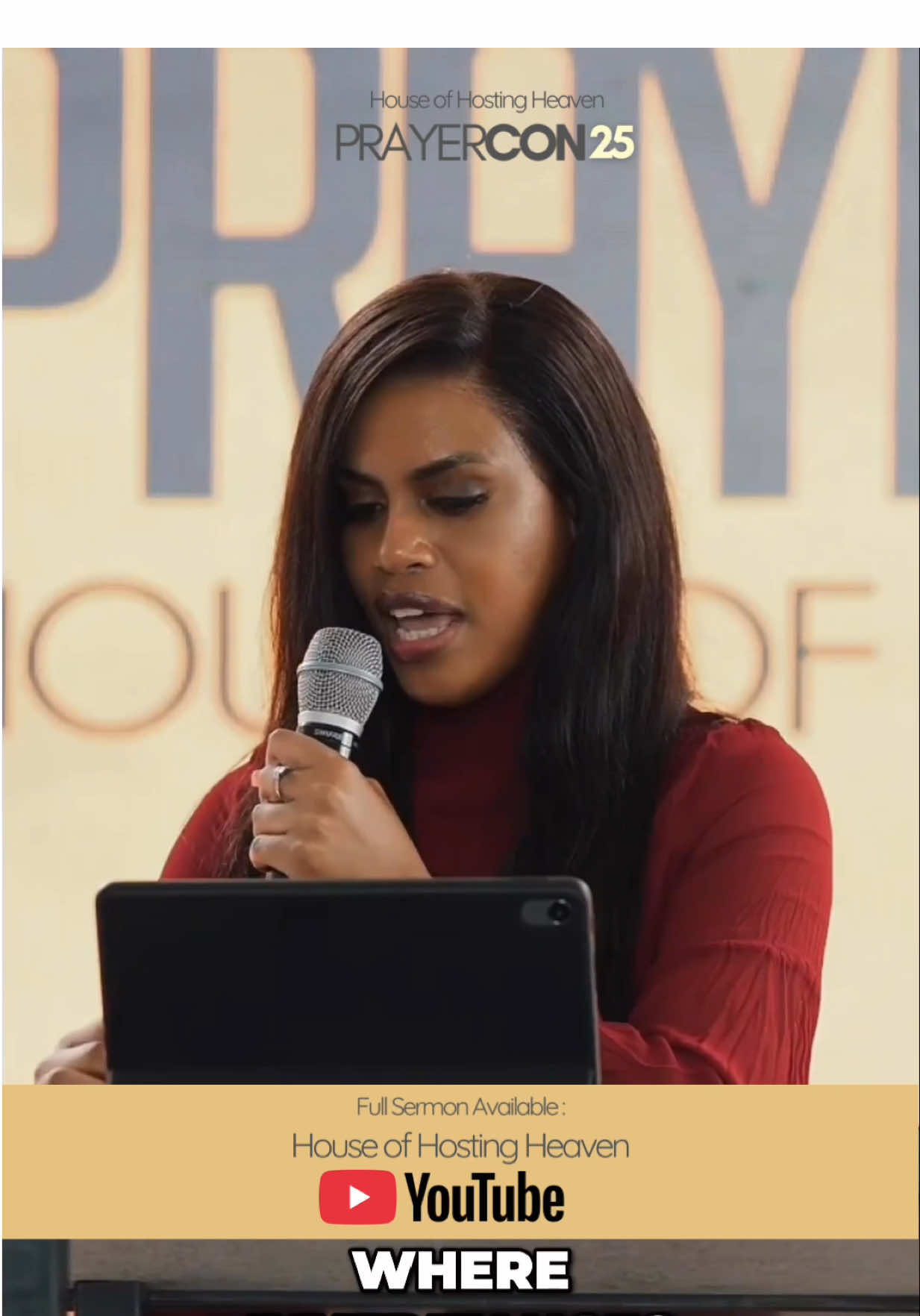 Full Sermon : Now available (link in BIO) This time last week, we were under the heavy ministration of the word, delivered by the vessel of God, @Yolisa .  You have to listen to it, to understand what we experienced!!! 🔥🔥🔥 Global community, run and catch up with what God did at #Prayercon25 ——— 🔗 to YouTube Video in BIO