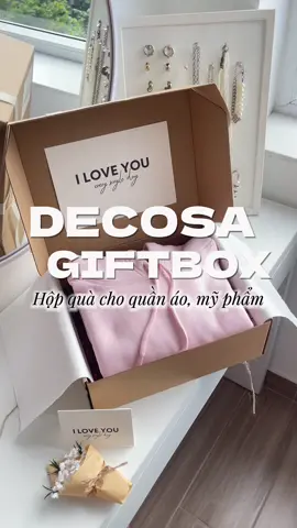 Team tặng áo hay tặng mỹ phẩm đều cần xem clip này để chọn đúng size hộp nha! #decosa #hopquadecosa #giftbox #hopquatangmypham #hopquatangquanao 