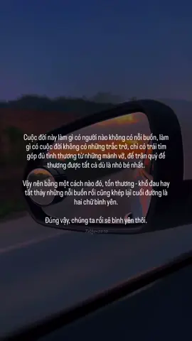 Đúng vậy, chúng ta rồi sẽ bình yên thôi... #LearnOnTikTok #fyp #viral #tamtrang #touyen2610 