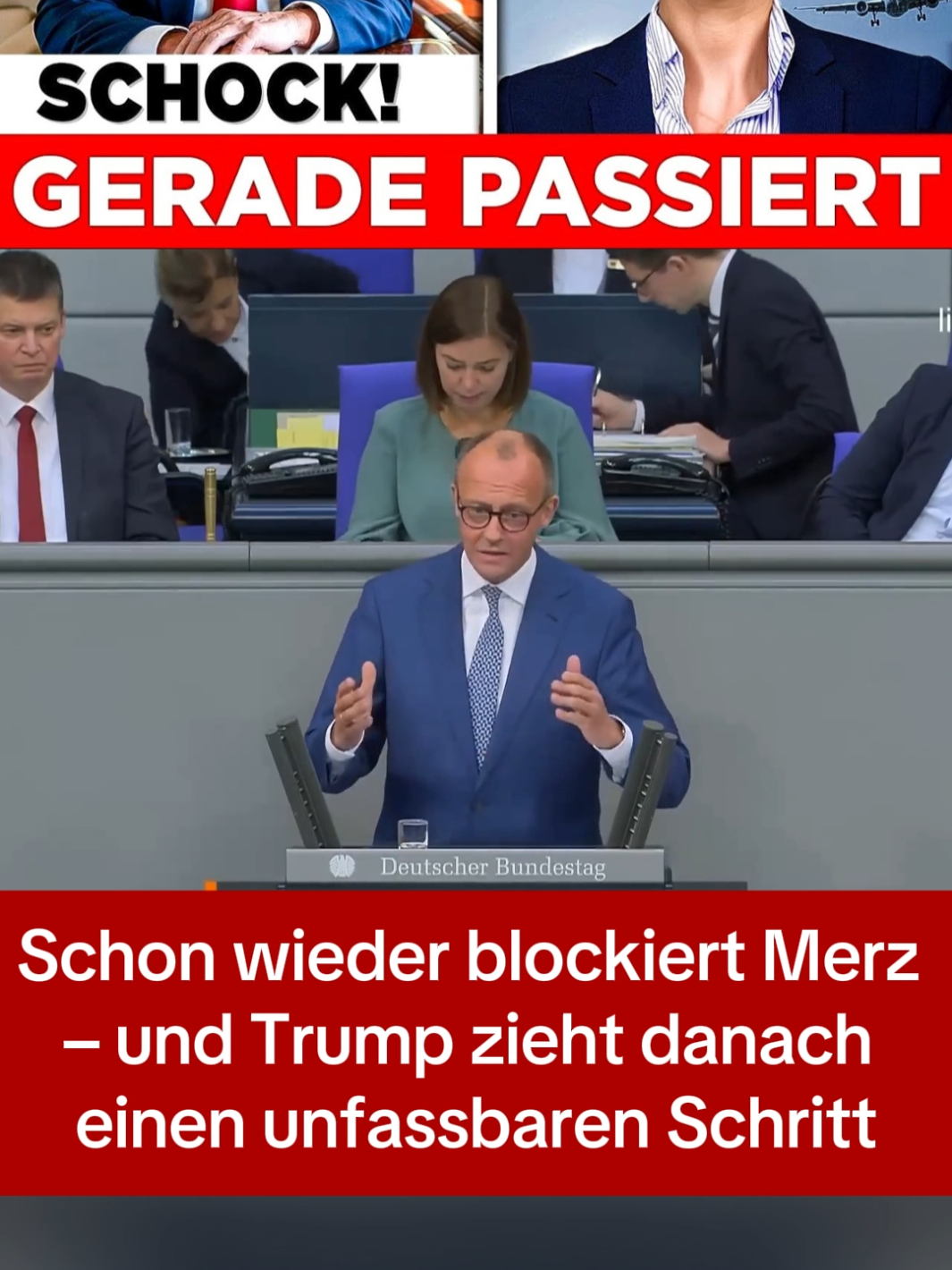 Schon wieder blockiert Merz – und Trump zieht danach einen unfassbaren Schritt