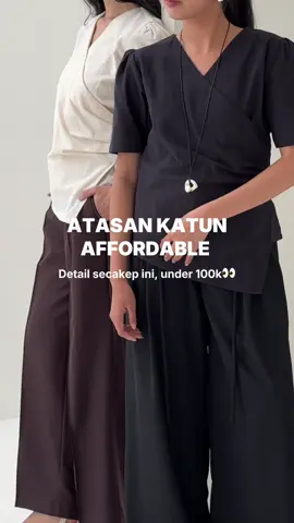 Atasan katun under 100rban secakep inii😫🤏👀 