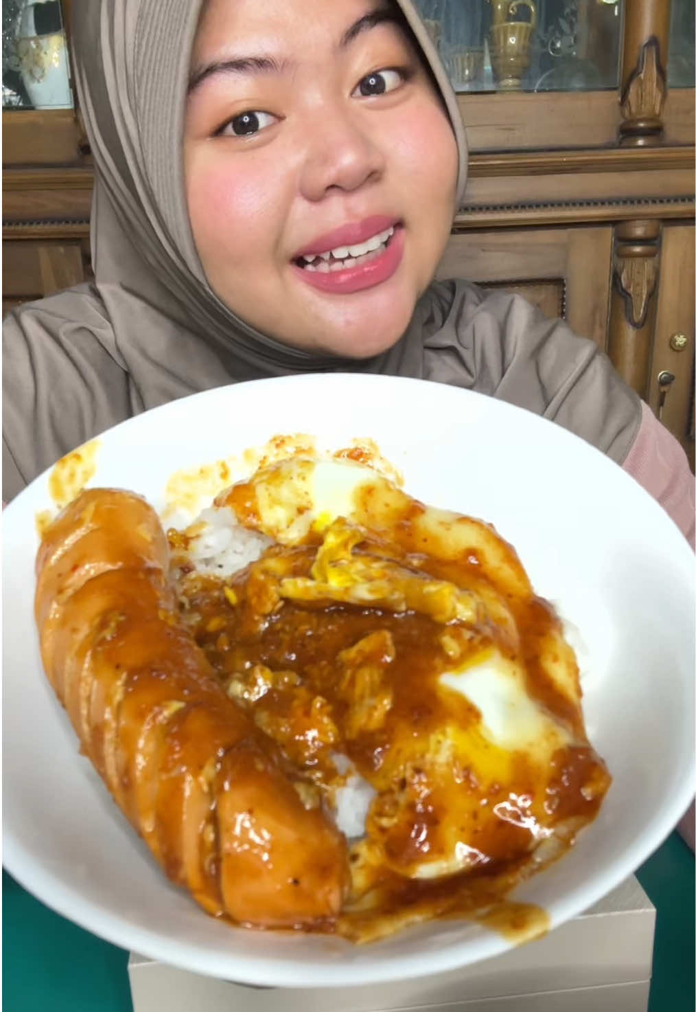 MUKBANG NASILOR VIRAL! Sarapan double protein double porsi hihi #Mukbang #Nasilor #viral #tiktok #fyp 