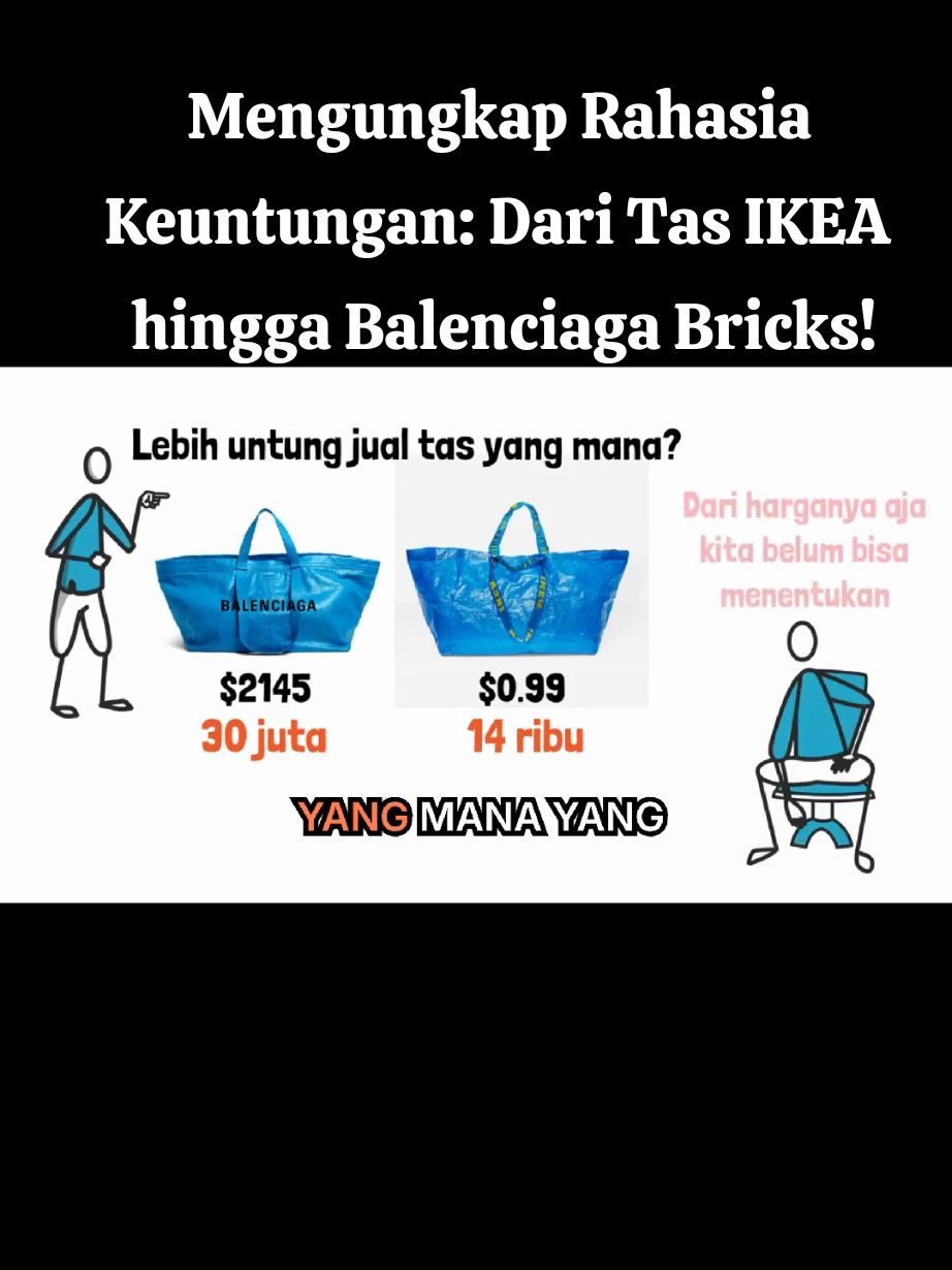 Pernah bertanya-tanya mengapa beberapa merek berharga mahal? Selami dunia margin kotor dengan contoh-contoh menakjubkan seperti IKEA vs. Balenciaga dan Supreme Bricks yang viral! 💰 DISCLAIMER ON ! sumber :YouTube saham dari nol  #MarginKotor  #WawasanBisnis  #NilaiMerek  #RahasiaKeuntungan  #LiterasiKeuangan 