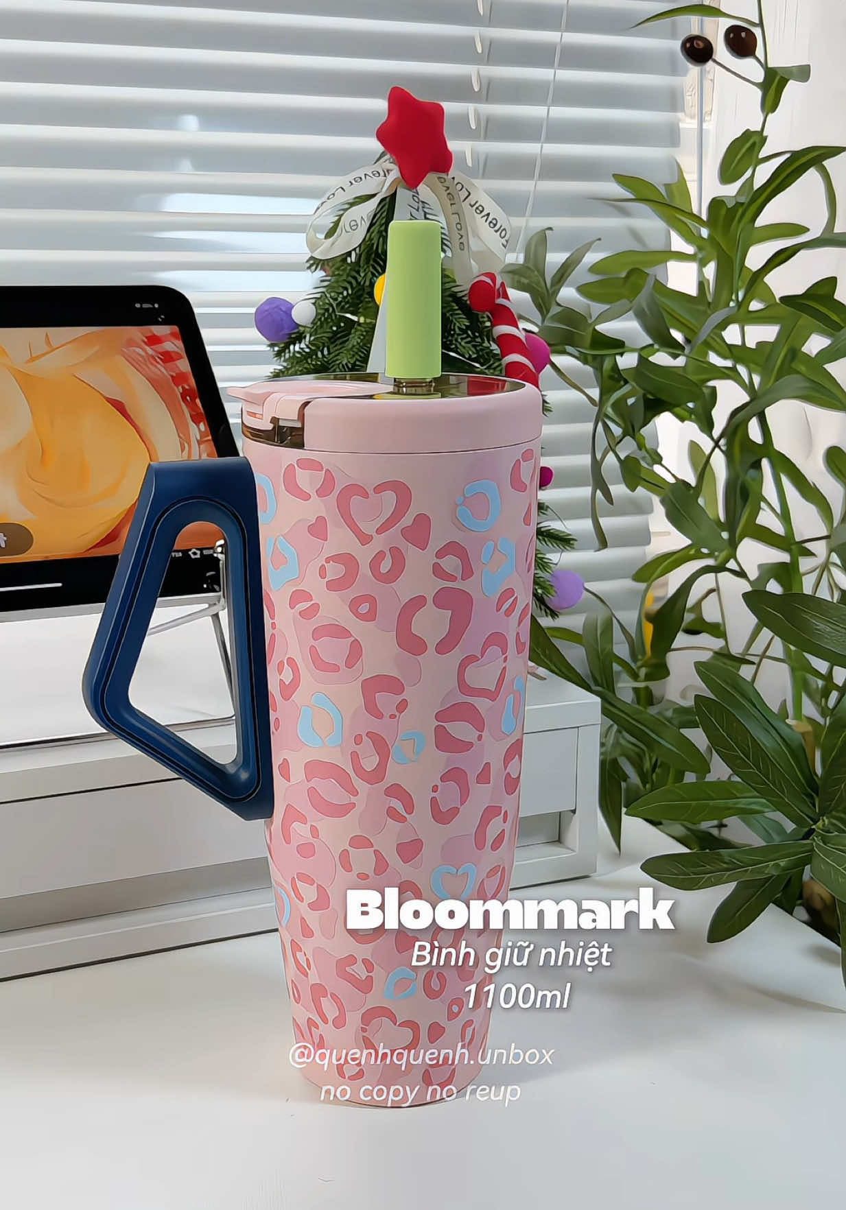 Bình giữ nhiệt mớiii🫣#quenhquenhreview #blommark #binhgiunhiet #binhgiunhietcaocap #review 