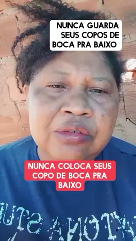 nunca guarda seus copos de cabeça pra baixo #rotina