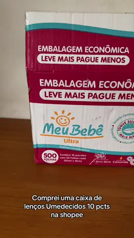caixa de lenços umedecido  #caixa #shopee #fyp #lencosumedecidos #mamaedeprimeiraviagem 