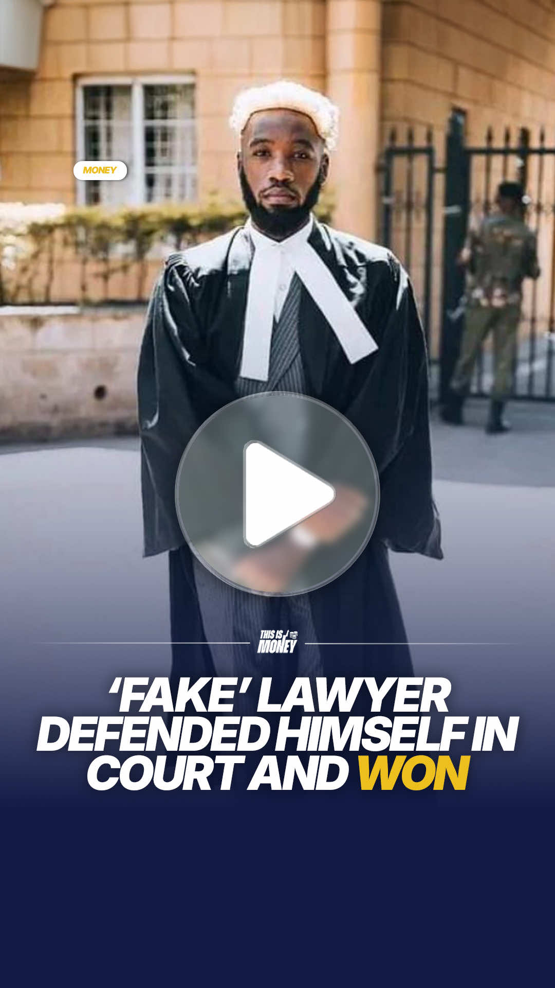 A ‘fake’ lawyer was arrested in Kenya for practising under a stolen identity - yet incredibly, despite having no formal legal training - had won all 26 of his cases 👨‍⚖️ He even defended himself in court during the proceedings and won, before it was discovered he’d been using the credentials of a real lawyer, Brian Mwenda Ntwiga, who noticed he could no longer access his official Law Society of Kenya account. #ThisIsMoney #Money #News 