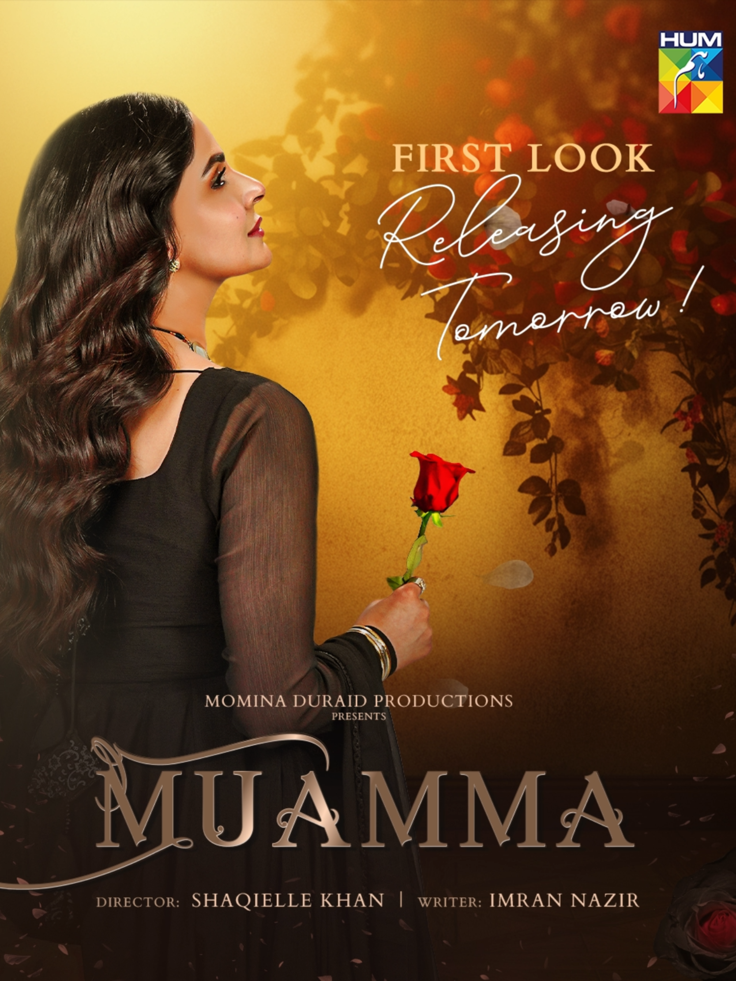 Aakhir yeh Muamma kya hai? First Look revealing tomorrow ✨ Writer: Imran Nazir | Director: Shaqielle Khan A Momina Duraid Productions presentation. #WhatToWatch #Muamma #HUMTV #ComingSoon