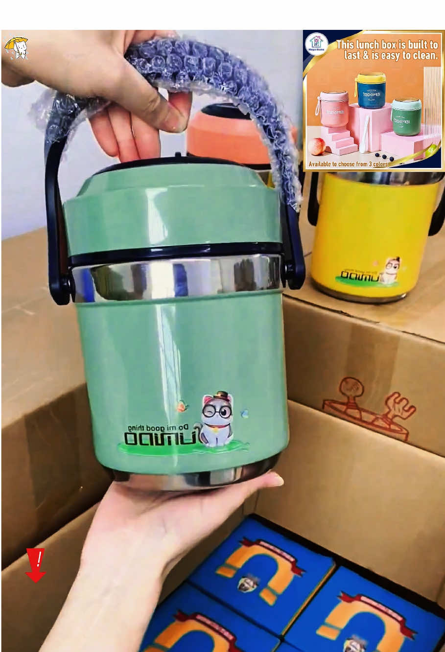 Vacuum Soup Cup Food Container#fyp #foryou #goodthing #titokshop 