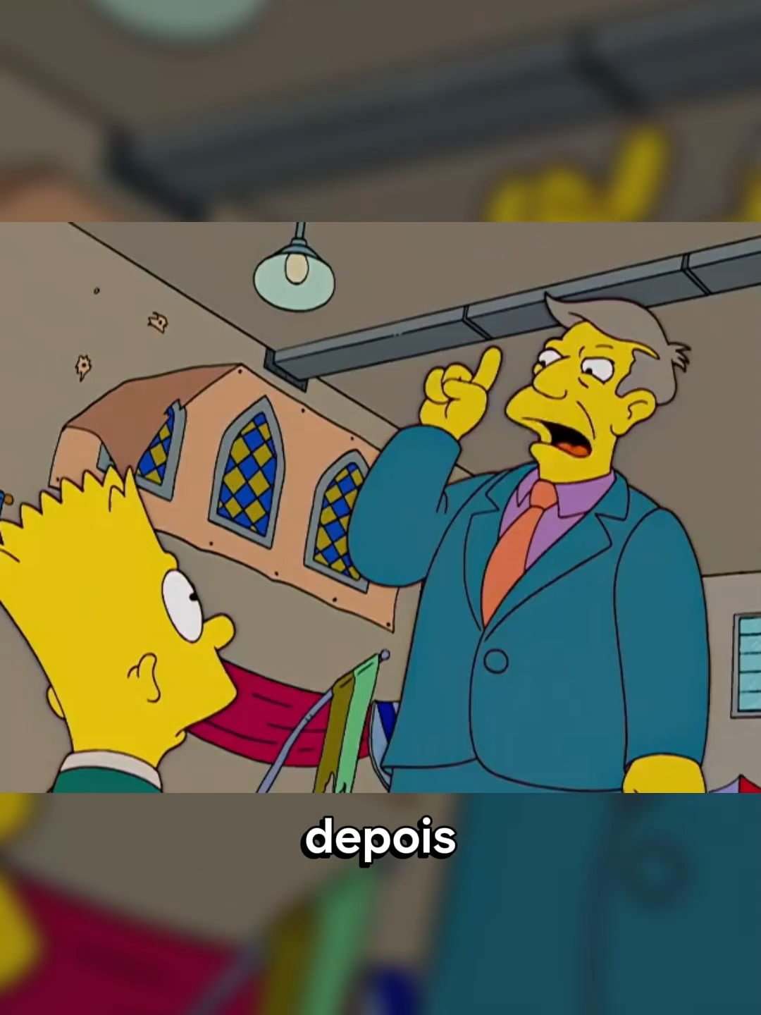 Os Simpsons - Bart na Escola Catolica pt.2#foryou #desenho #desenhoanimado #fyp #fy