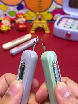 2-in-1 needle threading and stitch removal tool #fyp #Home #homefinds #lifehacks #homesweethome 
