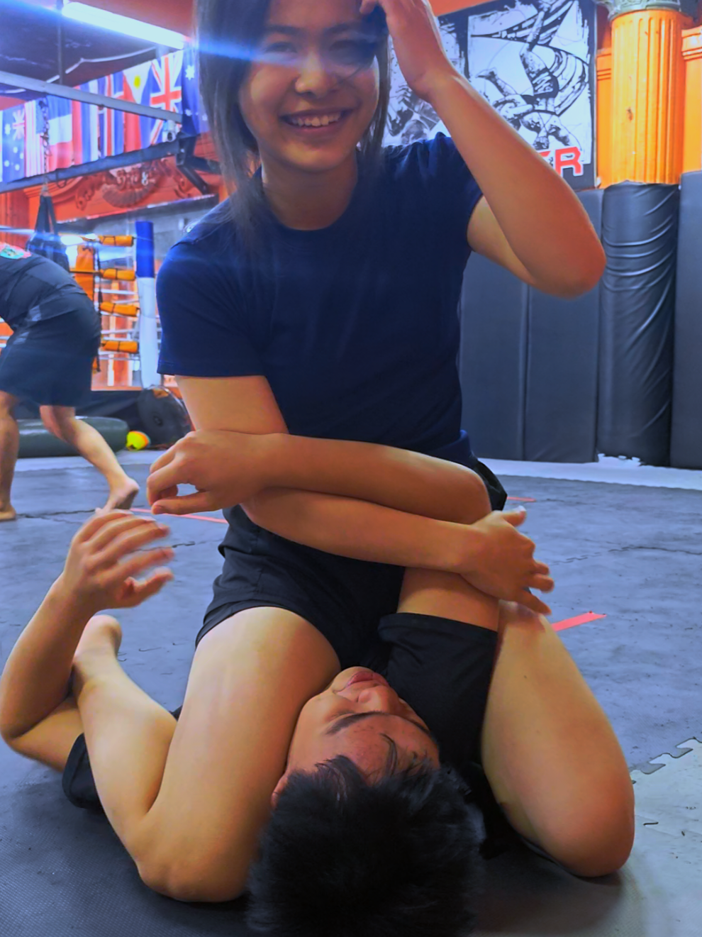 2 chị em ruột đều lựa chọn tập Brazilian Jiujitsu 😆  #Bjj #Jiujitsu #voThuatHaiPhong #BJJHaiPhong #Datcangtiger 