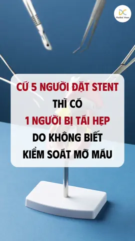 Cứ 5 Người Đặt Stent Thì Có 1 Người Bị Tái Hẹp Do Không Biết Kiểm Soát Mỡ Máu #momau #pixotest #duphongmomau #xetnghiemtainha #pixotestvision 