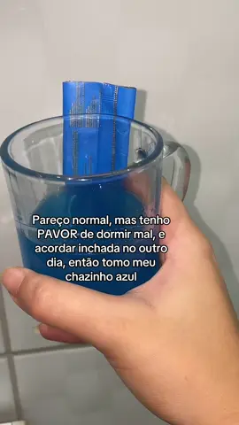 Você precisa testar o conhecer o azulzinho, indico sem medo de errar #insonia #sonodesregulado #inchaço 