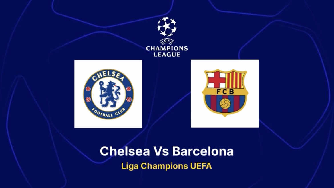 Big Match Chelsea Vs Barcelona #championsleague #chelsea #barcelona #ucl 