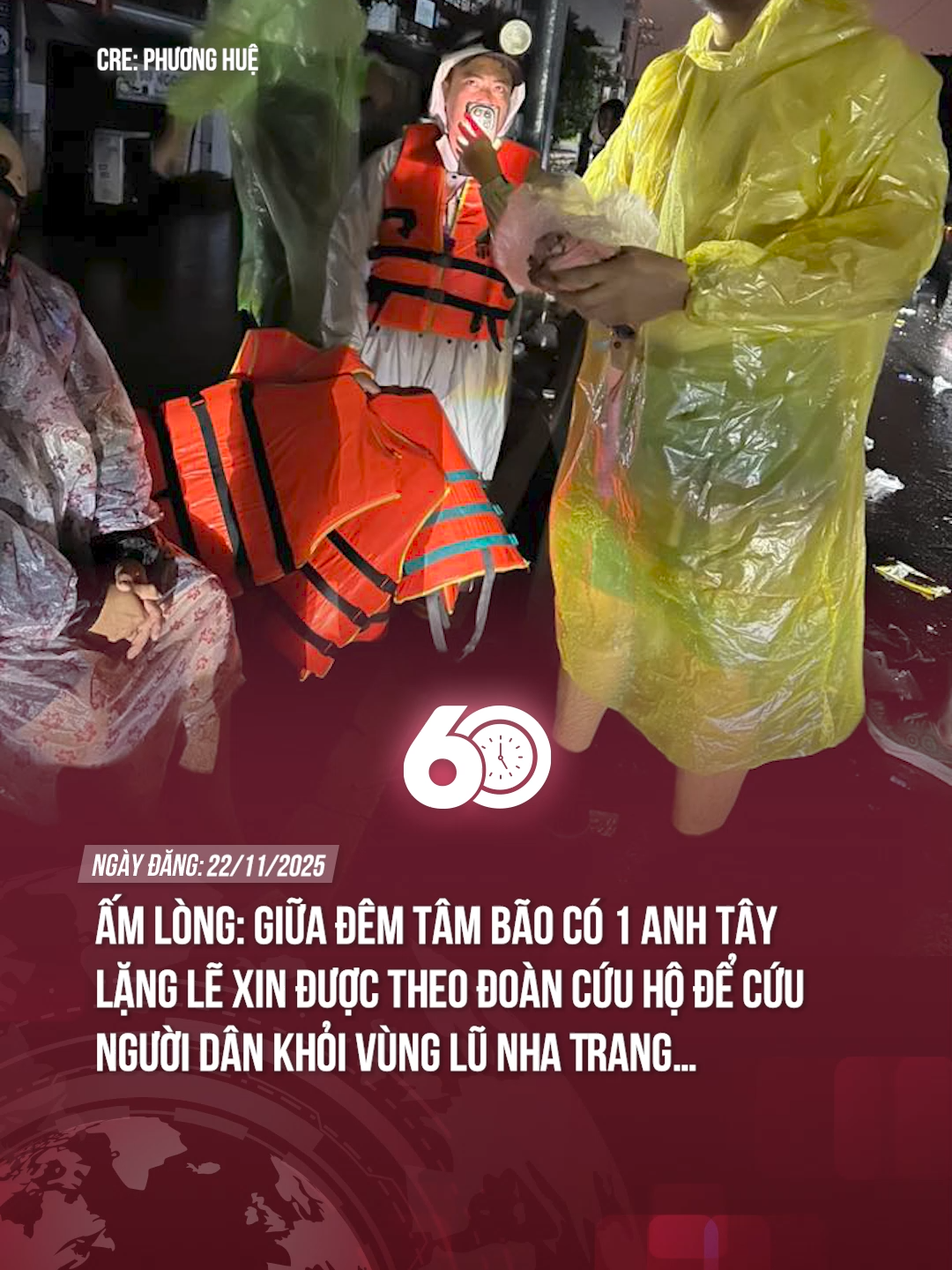 QUÁ TUYỆT VỜI, NGƯỜI DÂN VÙNG LŨ NHA TRANG - VIỆT NAM SẼ MÃI BIẾT ƠN ANH #Tiktoknews #theanh28 #60giay