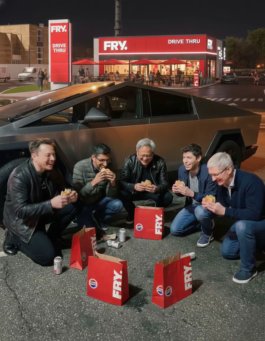 Elon și băieții au zis că vă așteaptă la deschiderea drive-thru-ului din Suceava, pe 27 noiembrie. Nu lipsi, că-i treabă serioasă! 😂🤭 #fryday #fry #suceava #drivethru #romania
