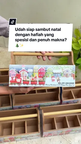 Pakai ini aja Karly box, hampers buat natal yg ngga cuma cantik tapi fungsional 🎄🎁✨ #hampers #ulangtahun #birthday #tasulangtahun #souvenircustom #souvenirmurah 