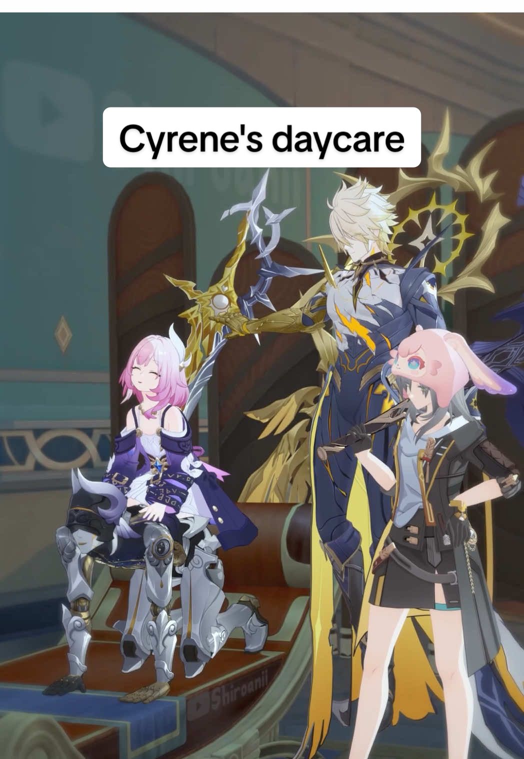 Cyrene's daycare ✨ ib: @ejpeace.ent Credits on YT video description~ #HonkaiStarRail #hsr #hsrcreators #hsrvideo #cyrene