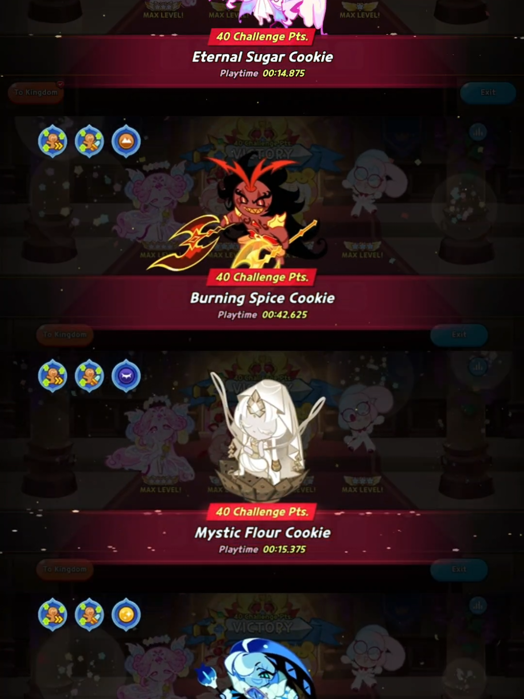 40 Challenge Points Top 1% One Team Abyss of the Four Special thanks to @etivacger 😎 #crkingdom #fyp #guide #crk #cookierunkingdom 