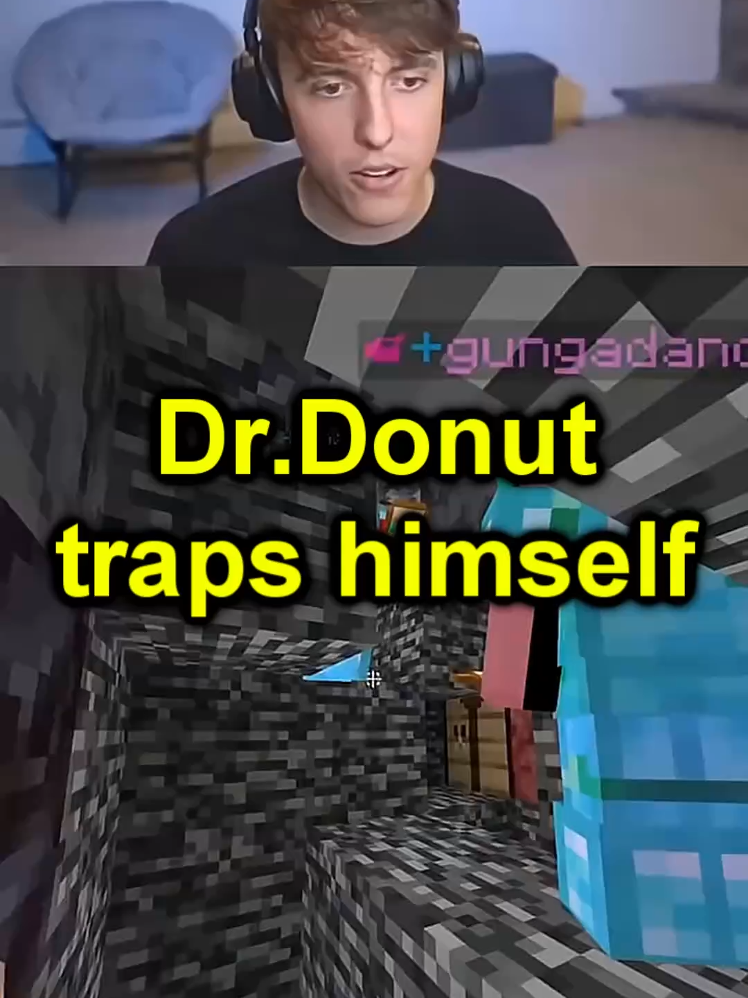 Drdonut Traps himself #drdonut #Minecraft #minecraftfyp #gaming #FYP