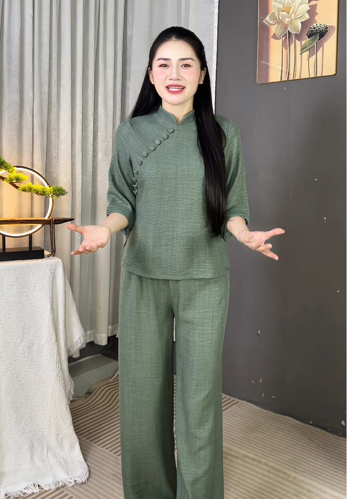 Đồ Lam Đi Chùa, Bộ pháp phục đi lễ chùa #dolam #bophapphuc #phapphuc #bolam #gianghuongcardina 