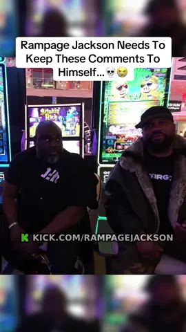Rampage Jackson Needs To Keep These Comments To Himself…💀😭 #rampagejackson #rampage #kick #kickclips #fyp 