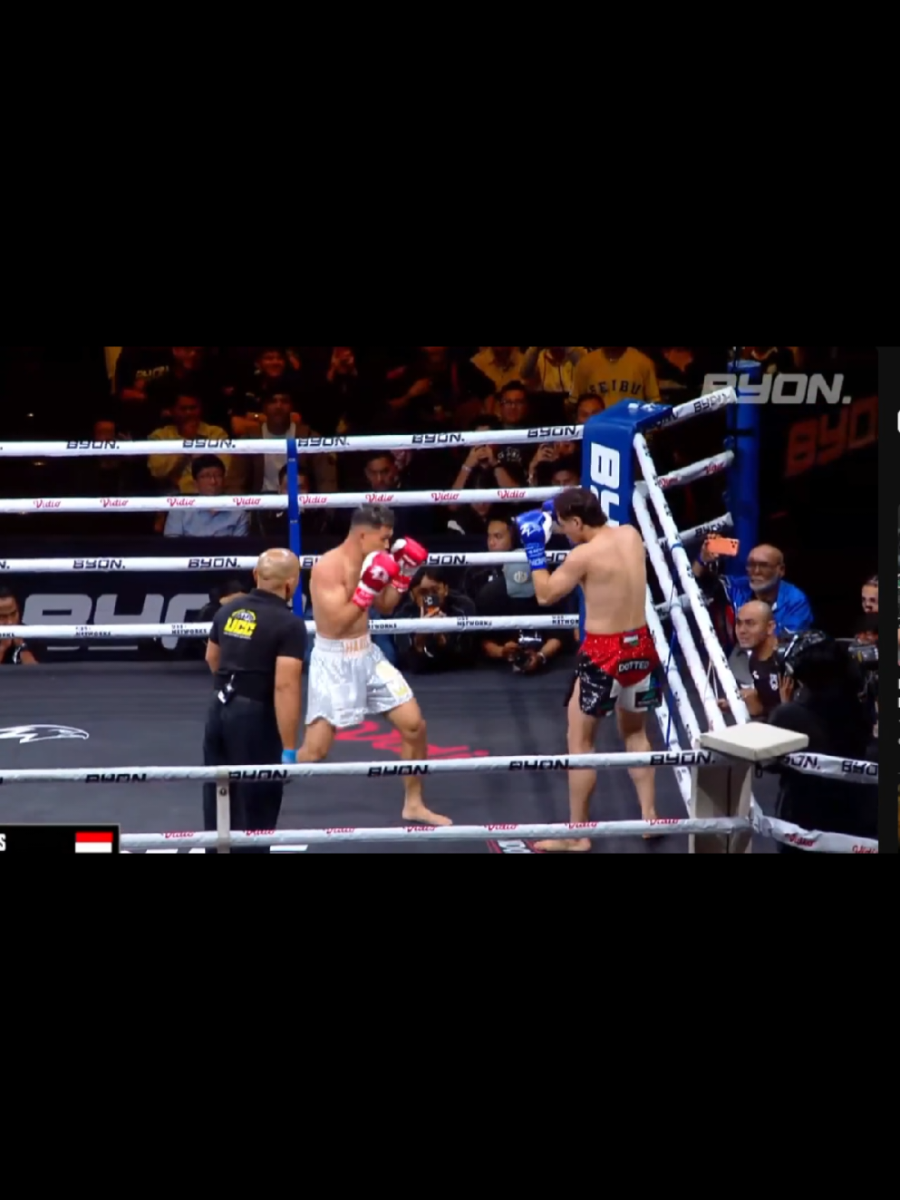 brutall!! haris vs jordan boy  byon 6 #byoncombatshowbiz #combatsports #boxing🥊 #kickstraiking #fyp 