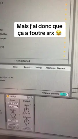 #producer #ableton #musicindustry #beatmaker Mais j’ai que ça à foutre srx 🤦‍♂️