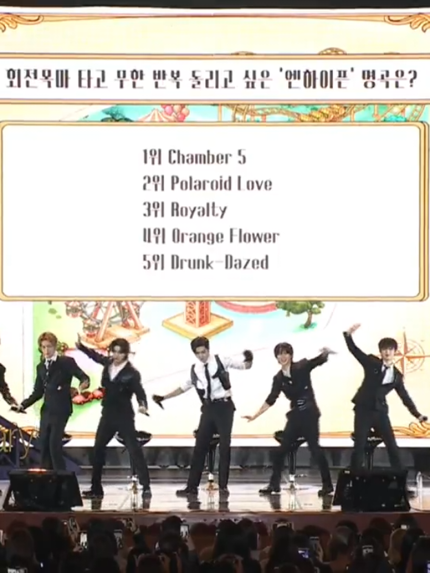 ENHYPEN '5th ENniversary Night' at Lotte World - Chamber 5 #enhypen #lotteworld #fyp 