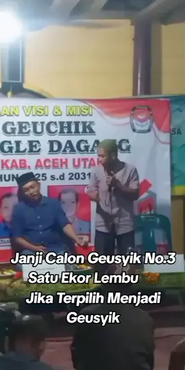 Satu Ekor Sapi. jika saya Terpilih   #politik #calongeusyik #visi #misi #janji 