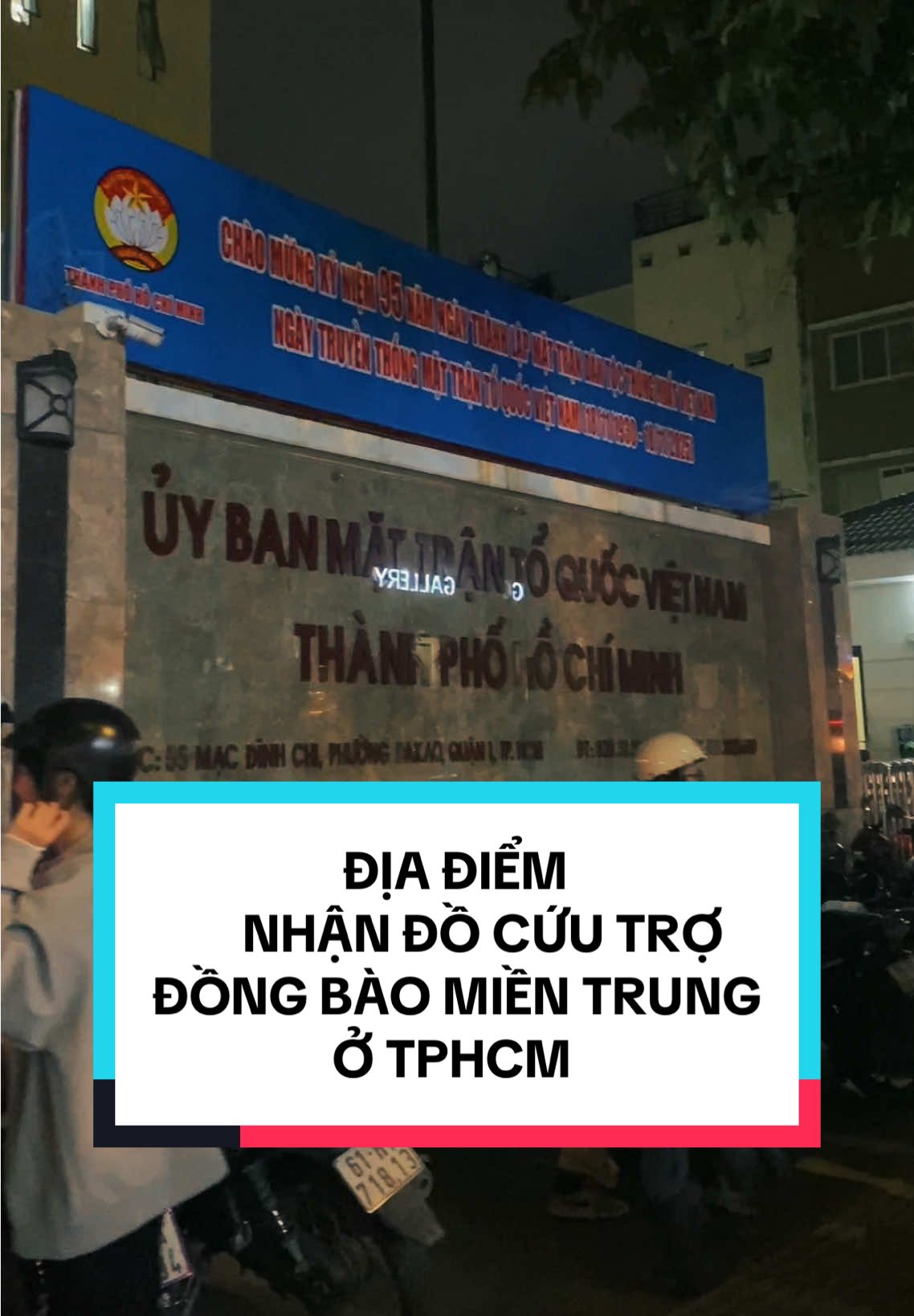Địa điểm nhận đồ cứu trợ đồng bào miền Trung ở TPHCM. Lưu ý quần áo nên phân loại riêng nhé mn. Cố lên Việt Nam ơi #vietnam #mientrung #lulut #xuhuong #foryou 