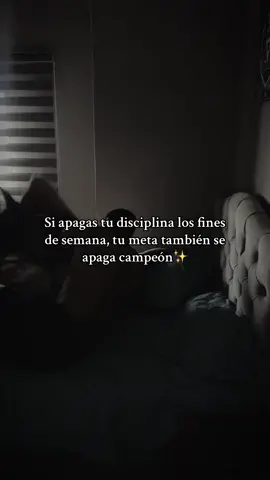 Si apagas tu disciplina los fines de semana, tu meta también se apaga. Los resultados no llegan por comodidad, llegan por constancia. Mientras otros descansan, tú decides avanzar. 💼🔥 Sigue firme, tu futuro se está construyendo hoy. #Disciplina #MentalidadDeHierro #ConstanciaDiaria #Emprendedores #SinExcusas  🚀