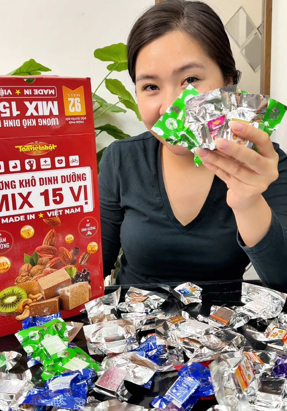 Lương khô Mix 15 vị dinh dưỡng #luongkho #luongkhomixvi #xuhuong #bongbuongbinh 