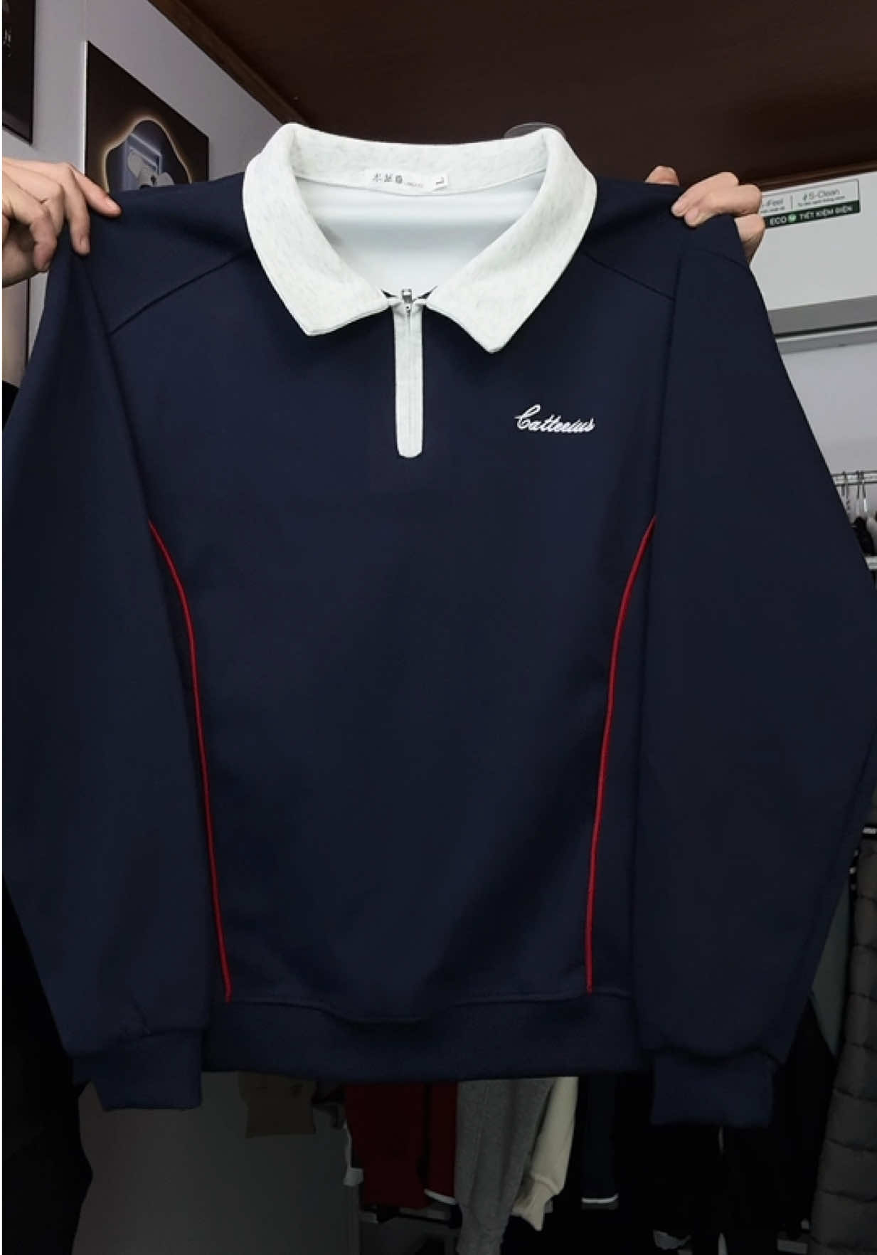 Áo Sweater Cổ Khoá #aosweater #xuhuong #macdepmoingay #phoidoxinh #fybシ 