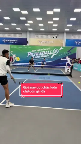 Bóng out mà trọng tài ngay đó phán IN cho được.   #honghotpickleball #highlight #lyhoangnam #inout #chungket 