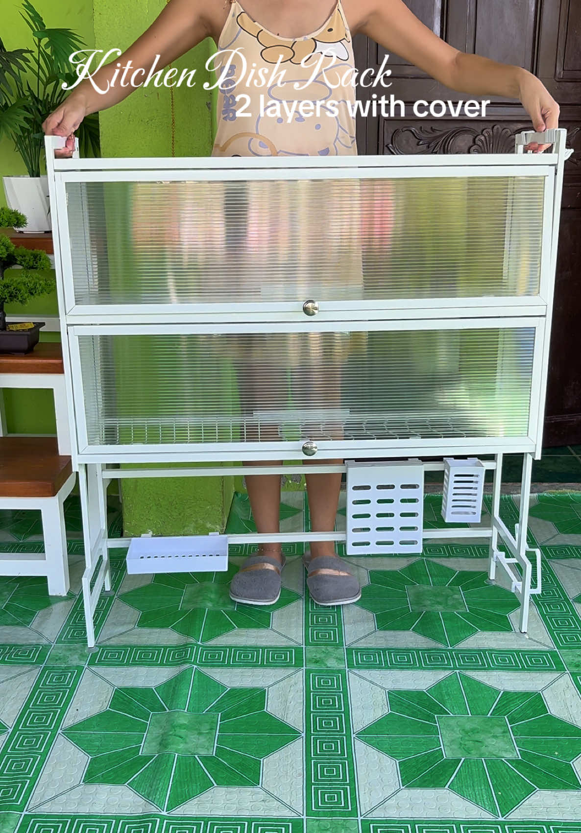 Kitchen Dish Rack #dishrack #kitchendishrack #kitchenfinds #kitchenmusthaves #dishrackcabinet 