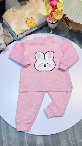 Bộ len thỏ cổ cao 3p in hình to dễ thương cho bé gái #xuhuong #linhdankisd #bolenthochobe #dobochobegai #dobochobe  @Linh Đan Kids 