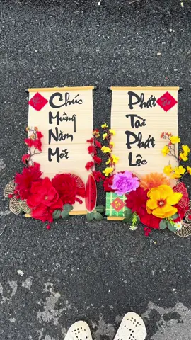 Cặp mành trang trí Tết 2026#deco #nhactet #xuan #tết #trangtri 