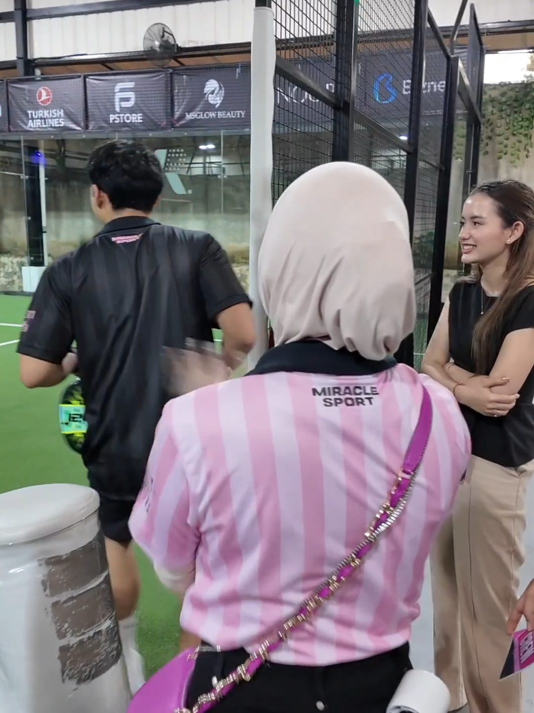 First Tourney..  Support dari kakak tercinta @aureliehermansyahatta #fyp #padeltournament 