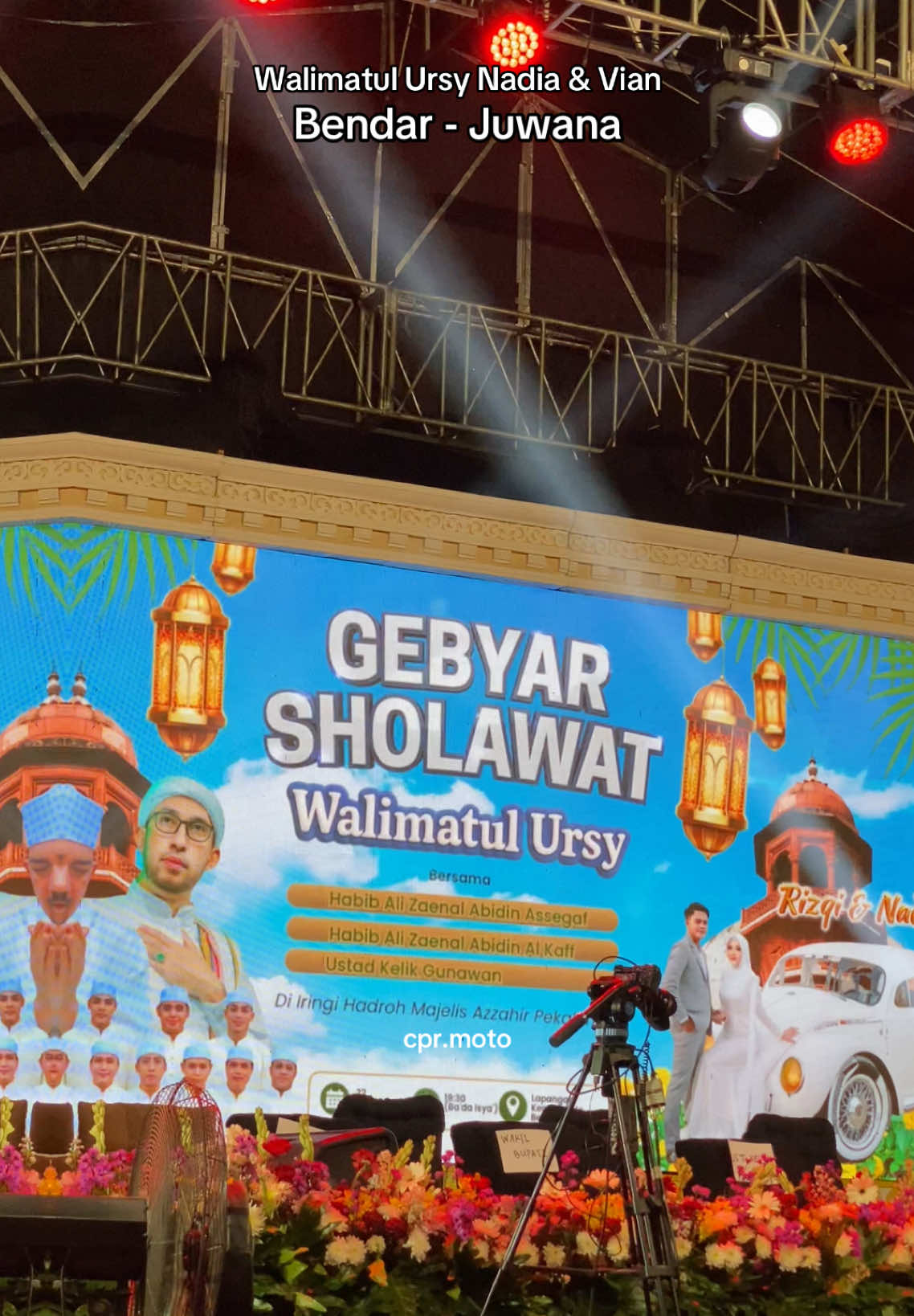 Kemarin dangdutan malam ini Sholawatan @Queenbest  #bendar #juwana #cprmoto #sosohoha 