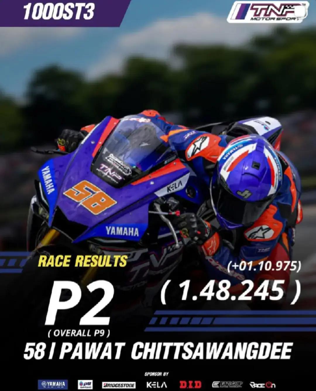 PROUD OF MY HUSBAND @realohmpawat 🤍 ga sempet ngedit karena lagi sibuk sibuknya huhuuu #ohmpawatchittsawangdee #โอมภวัต #TNPxOhmPawat #BriceSuperBike2025xohmpawatD1 #fyppppppppppppppppppppppp 