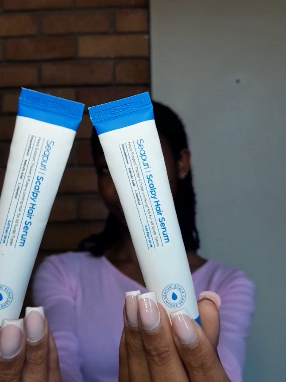 Do yall see the growth?😛I swear my edges are loving this scalpy hair serum from @Seapuri US  #seapuri #seapuriscalpyserum #seapurihairgrowthserum #hairgrowth #hairloss