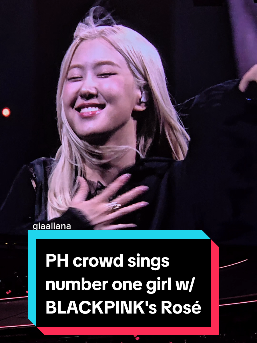 Philippine crowd helps BLACKPINK's Rosé during number one girl (because she has a cold today. ---------- 2025 BLACKPINK <DEADLINE >WORLD TOUR IN BULACAN DAY 1 CONCERT at the Philippine Arena BLACKPINK's Jennie, Jisoo, Rosè, and Lisa in the Philippines. 💖 Special thanks to: Maya x Visa Pink Glitter Card #BLACKPINKDEADLINETOUR #DEADLINE_IN_BULACAN  #BLACKPINK #블랙핑크 #BLACKPINKinBULACAN