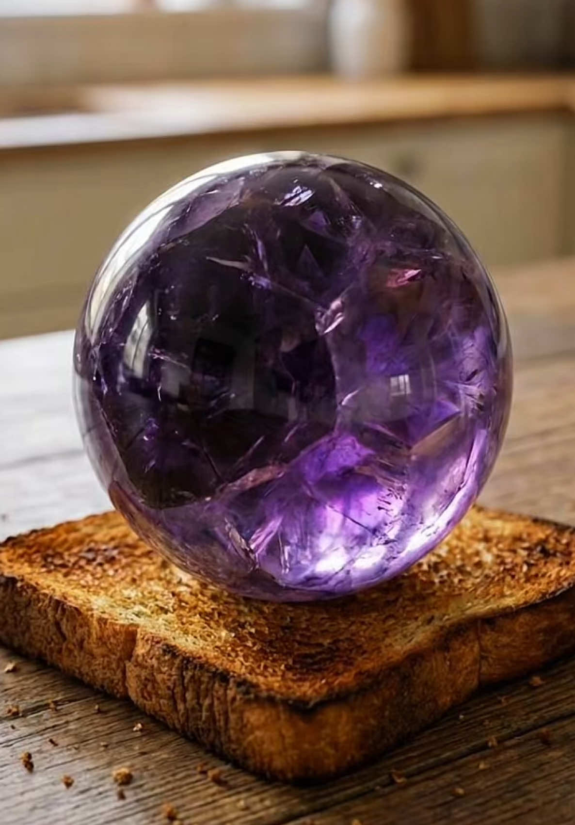 Spreading crystal balls onto toast ASMR. Which one is your favorite? #satisfying #asmrvideo #asmr #asmrsounds #asmrtiktoks 