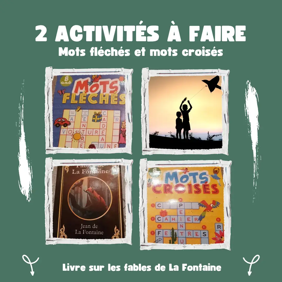 [ Achat Personnel ] . .  #achatpersonnel C'est des blocs d'activités pour enfants à partir de 8 ans Le premier mot croisé  Le deuxième mot fléchés  aux éditions Lito . .  #activitesenfants #jeandelafontaine #poesie 