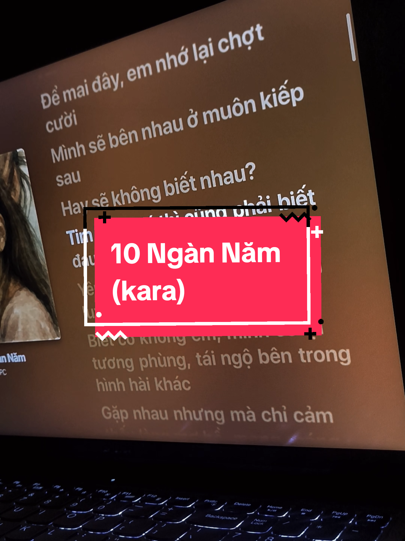 “Anh chờ được em… dù là mười ngàn năm, chỉ sợ trái tim em chẳng còn chỗ cho anh nữa.” | 10 Ngàn Năm – PC (prod. Duckie) #music #karaoke #beats #instrumental 