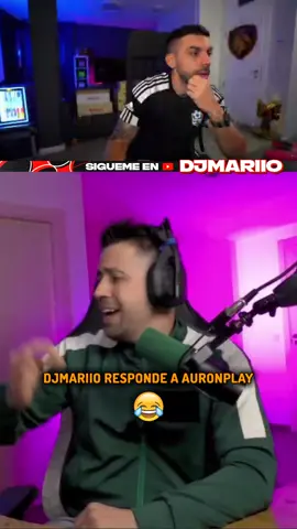 DJMARIIO RESPONDE A AURONPLAY 😂 #djmariio #auronplay 