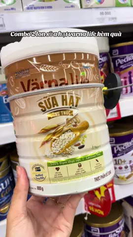 Combo 2 lon sữa hạt varna life kèm quà #sữa #varna 
